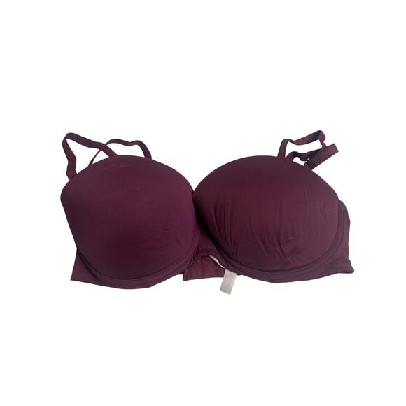 Pink by Victoria's Secret VS Maroon Push Up Bra 34D - Picture 8 of 8